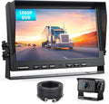 Fookoo Ⅱ 10" 1080P Wired Backup Camera System, 10-inch HD Dual Split Screen by FOOKOO