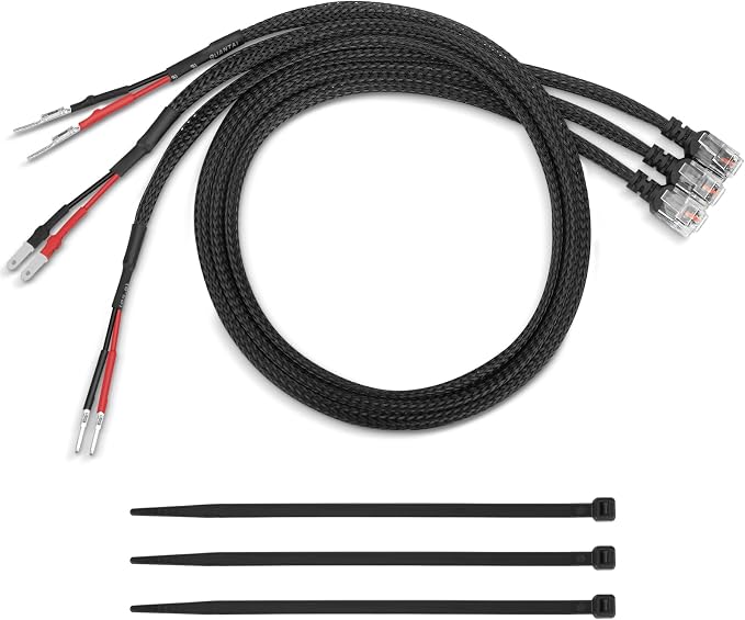14" Upgraded Mirror Plug Wire Tap Radar Detector Hardwire Power Cord Kit by Hydencamm