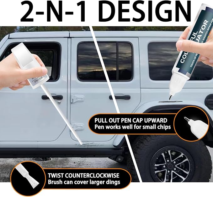 PW7/GW7 Bright White Touch Up Paint - Image 5