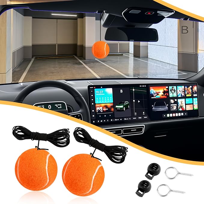 2PCS Garage Parking Aid, Height Adjustable Garage Parking Sensor - Image 7