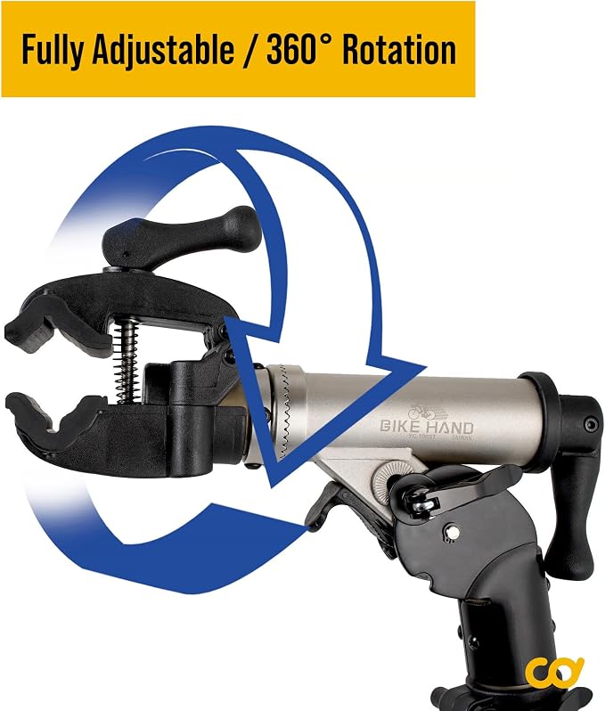 BikeHand Bike Repair Stand | Lightweight & 360 Adjustable Home Bicycle - Image 3