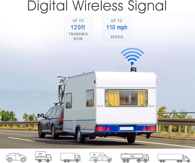 9" Wireless Backup Camera System - Image 3