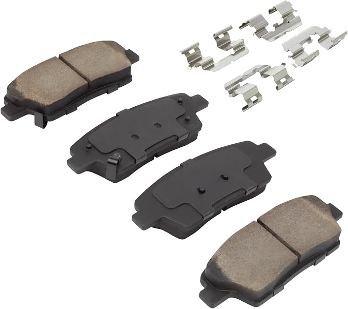 Premium Ceramic Rear Brake Pads Compatible - Image 2