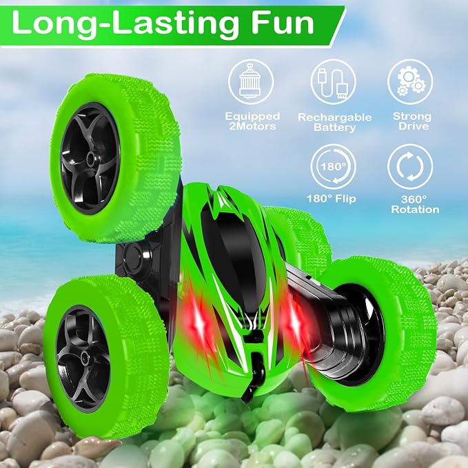 FREE TO FLY Remote Control Car for Boys 8-12: 2.4Ghz Electric Rechargeable Race - Image 5