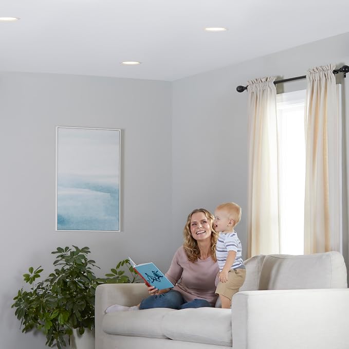 Amazon Basics Smart BR30 LED Light Bulb, Color Changing, Works - Image 8
