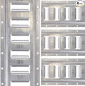 US Cargo Control E Track, Made in USA, 12 Gauge Steel, 5 FT Galvanized Rails by USCargoControl