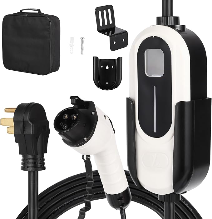Level 2 EV Charger, 40A 240V Voltage, NEMA 14-50 Plug, 25ft Cable, Adjustable - Image 7