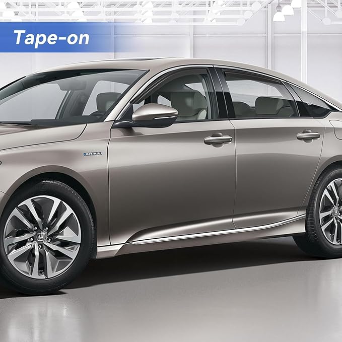 Window Visors Rain Guards for 2018-2023 Honda Accord, Out-Channel Window Vent - Image 3