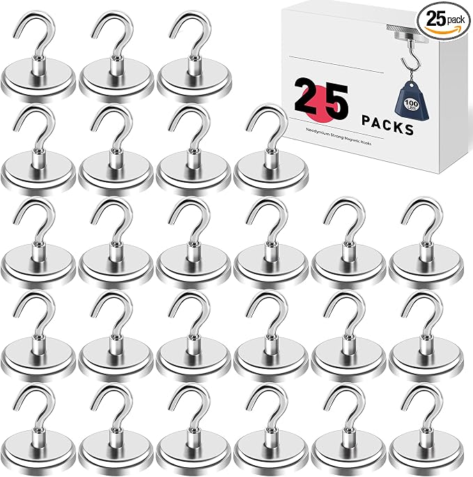 LOVIMAG Magnetic Hooks for Cruise Cabins, 110lbs Magnetic Hooks for Classroom by LOVIMAG