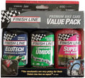 Finish Line Bike Care Multi Purpose/Wash/Wet Lube Value Pack, 4 oz by FinishLine