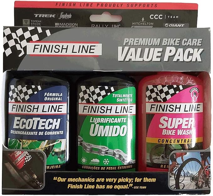 Finish Line Bike Care Multi Purpose/Wash/Wet Lube Value Pack, 4 oz by FinishLine
