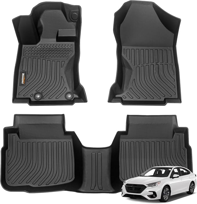 Binmotor-Floor Mats for Subaru Legacy/Outback 2020-2025, 2 Rows All Weather Car by VisittheBinmotor