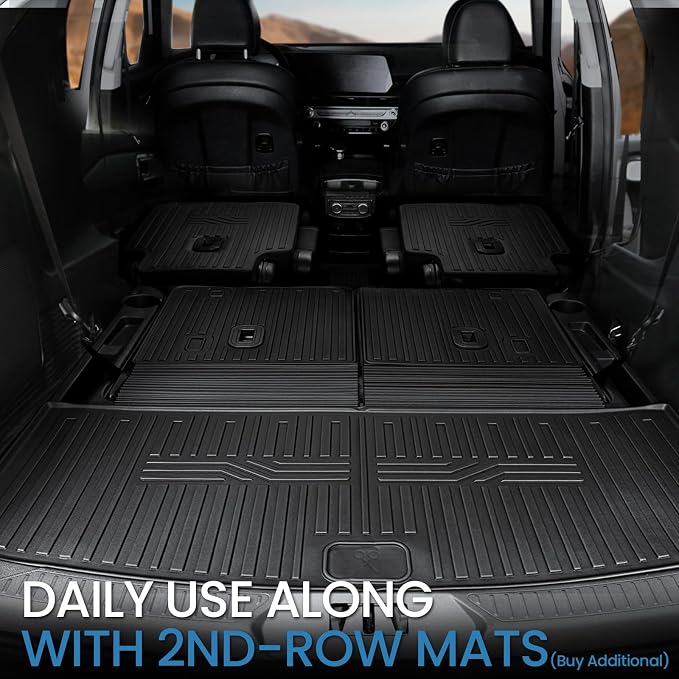 Floor Mats for 2020-2024 2025 Ford Explorer 6 Seats Captain Chairs Car Mat - Image 7