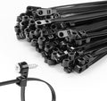 200 PCS 14 inch Black Zip Ties by MasiStranth