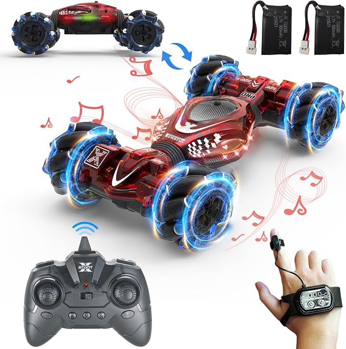 Remote Control Gesture Sensor Toy Cars Drift Twist Car 360° Rotate Off-Road by XUERENTECH