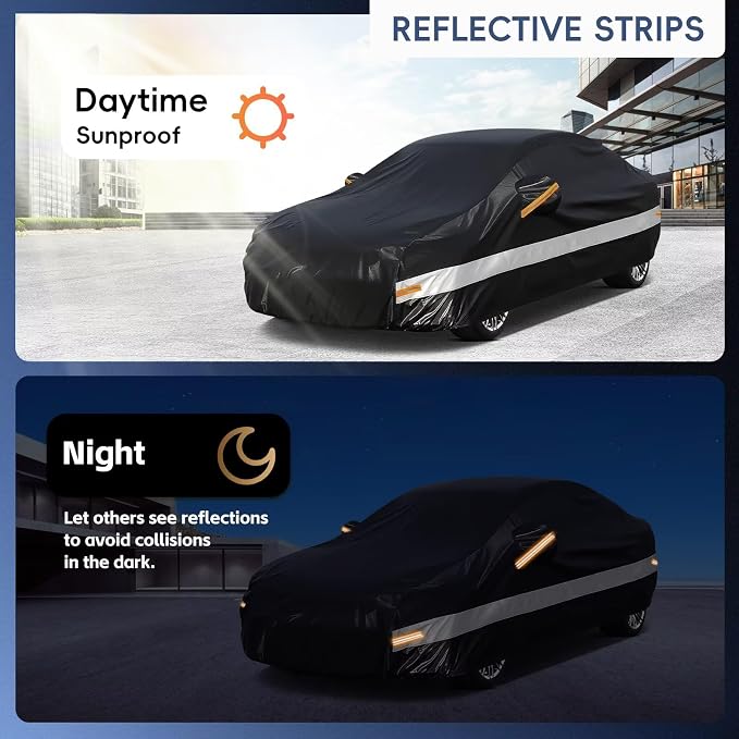10 Layers Car Cover Custom Fit for BMW 3 Series 320i 328i 330i 335i M340i - Image 4