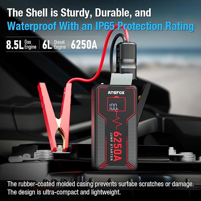 6250A Jump Starter Portable - Image 2