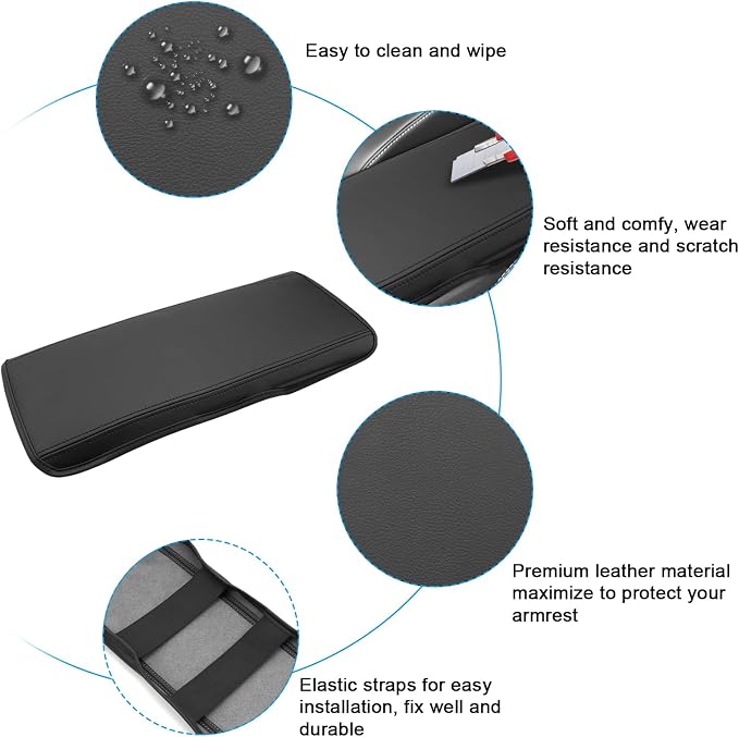 SXCY for 2025 Toyota Camry Armrest Cover for Toyota Camry 2025 Accessories 2025 - Image 5