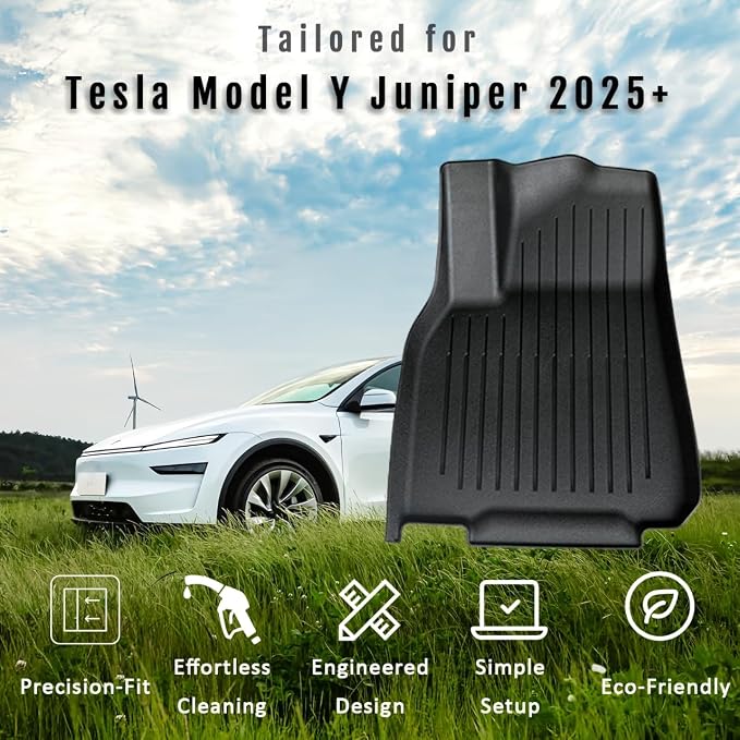 Tesla Model Y Juniper Floor Mats and Cargo Liner, Cargo Mats and Seat Back - Image 2