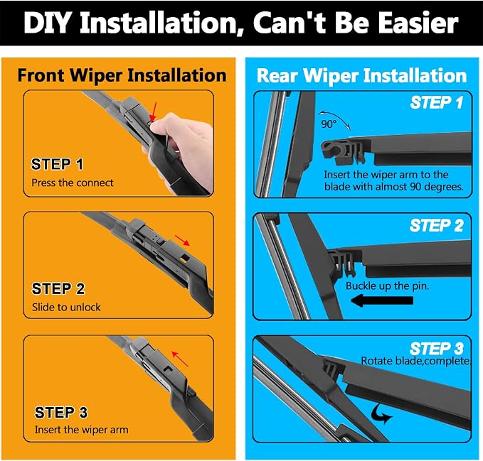 AUTOBOO 26"+17" Windshield Wipers - Image 6