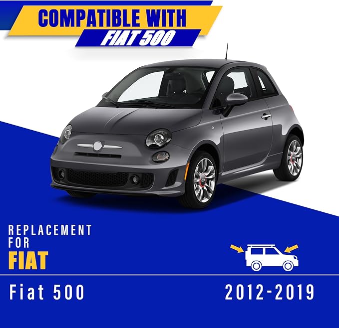 3 wipers Replacement for 2012-2019 Fiat 500, Windshield Wiper Blades Original - Image 5