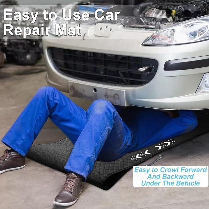 Magical Rolling Creeper Mat, Under Car Repair Mat, 60x28 Inch Portable Creeper - Image 3