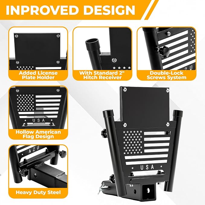 Heavy Duty Dual Hitch Flag Holder - Image 3
