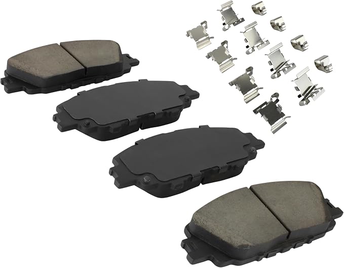 Premium Ceramic Front Brake Pads Compatible - Image 2