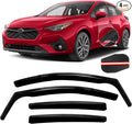 in Channel Rain Guards Fit for 2017-2025 Subaru Impreza Hatchback, Crosstrek by CHYKORLA