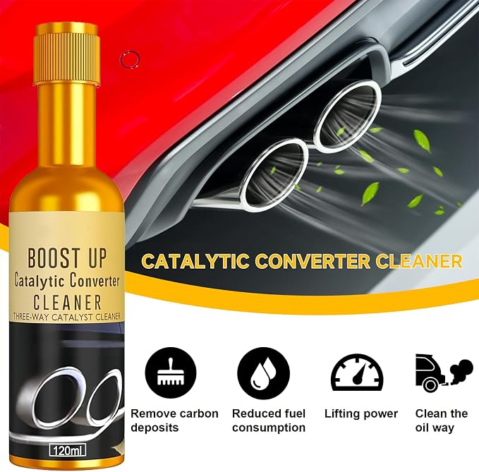 Catalytic Converter Cleaner, 120 ml Auto Parts Engine Cleaner, Exhaust System - Image 2