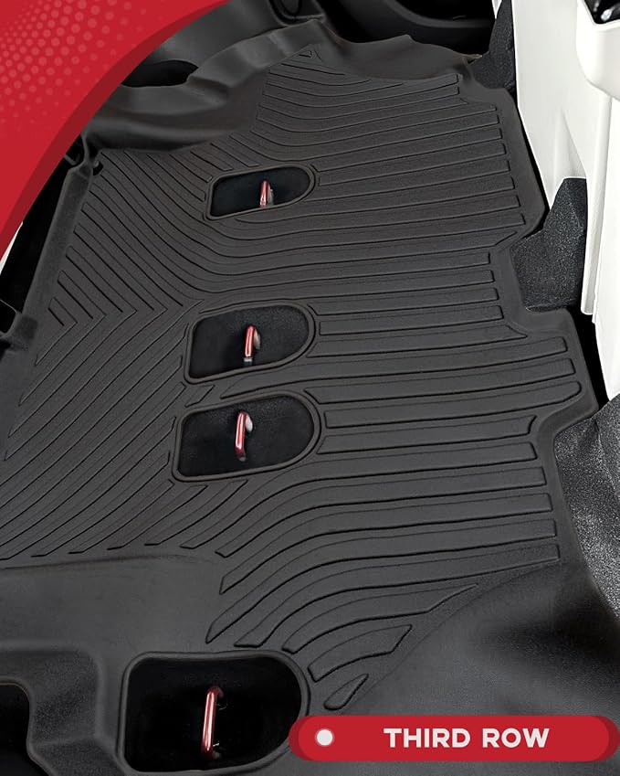 for Nissan Armada/Infiniti QX80 2019-2024 Floor Mats, Only Fit - Image 6