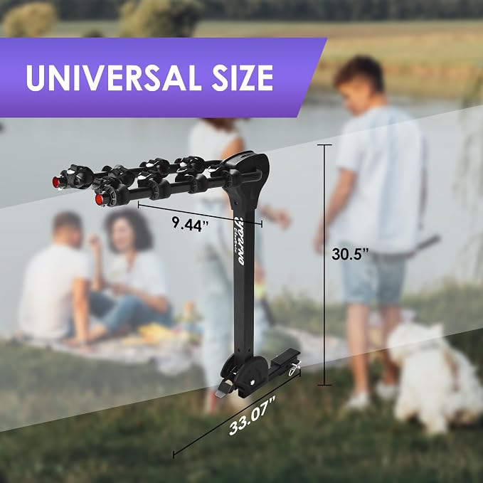 Young 4 Bike Rack Tilting Hitch Mounted - Image 7