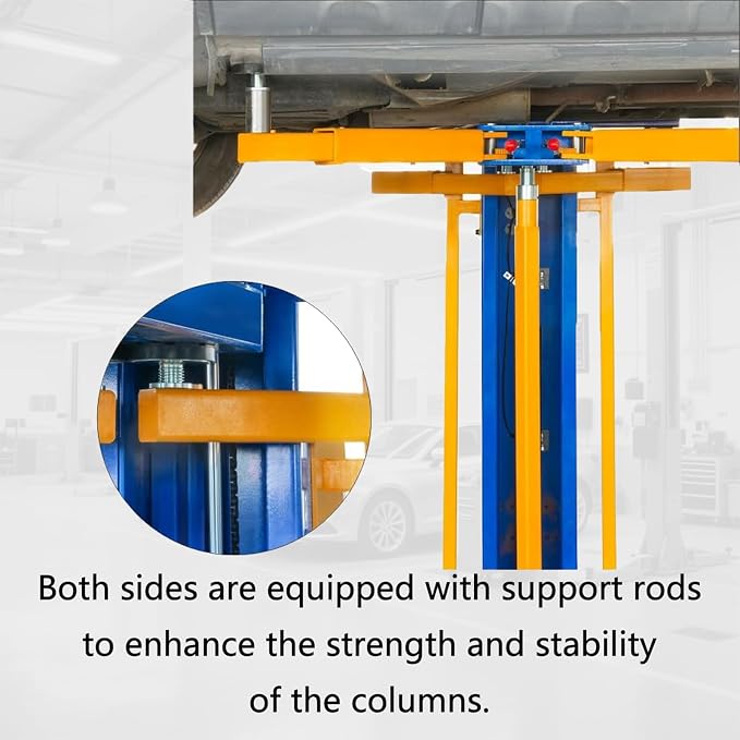Car Lift Single/2 Post Auto Lifts, 6200/9000/10000LBS Capacity, 240V Hydraulic - Image 7