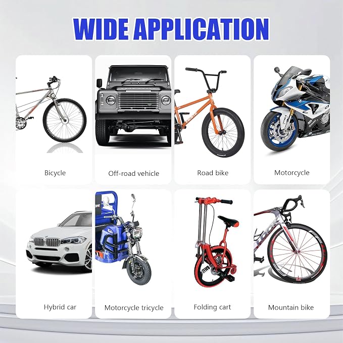 6 PCS Motorcycle Chain Cleaning Kit, Double-Head Universal Chain Brush - Image 7
