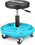 DNA MOTORING Adjustable Height Pneumatic Garage Seat Rolling Mechanic Stool by DNAMOTORING-Tools