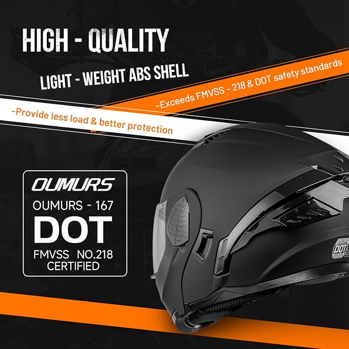 Modular Motorcycle Helmets Full Face Flip up Street Bike Motorcycle Helmet - Image 4