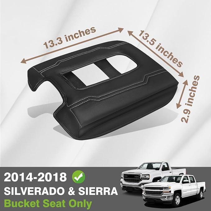 Muslogy Center Console Armrest Cover Compatible - Image 2