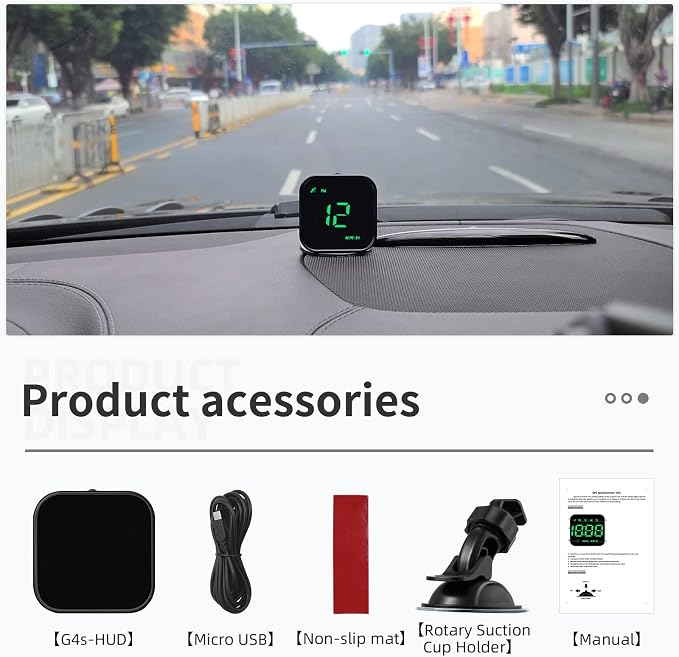 G4S Digital GPS Speedometer, New HUD Car Head Up Display - Image 9