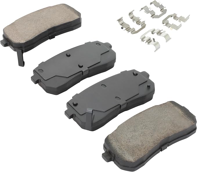 Premium Ceramic Rear Brake Pads Compatible - Image 2