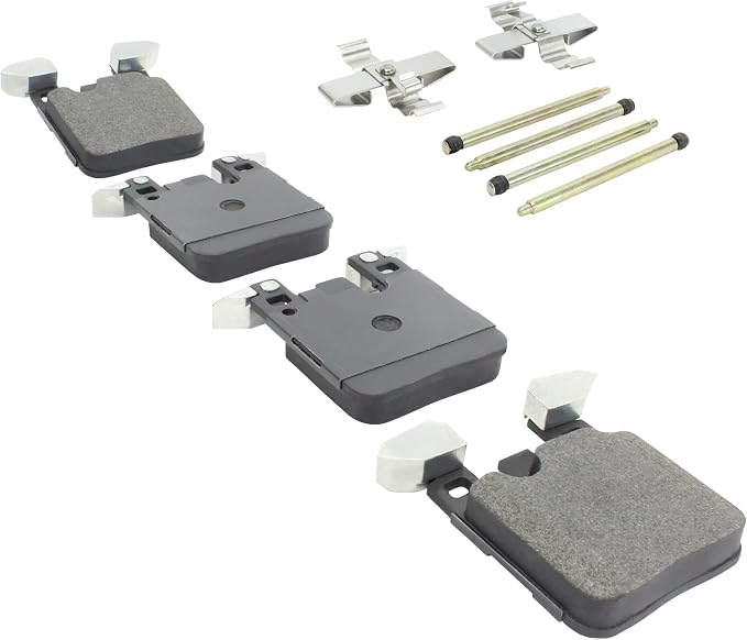 Premium Semi-Metallic Rear Brake Pads Compatible - Image 2