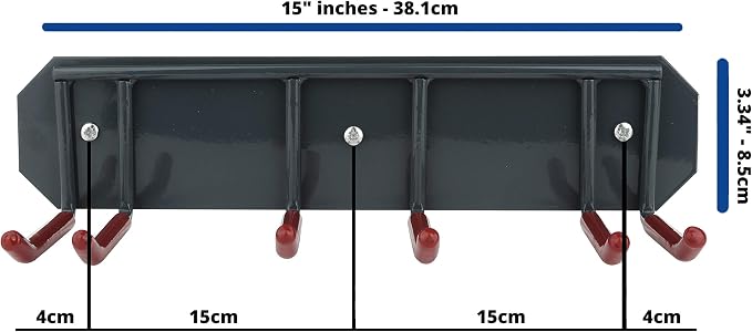 Wall Mounted Rack Organizer for Skis and Poles Heavy Duty Horizontal Wall Ski - Image 3
