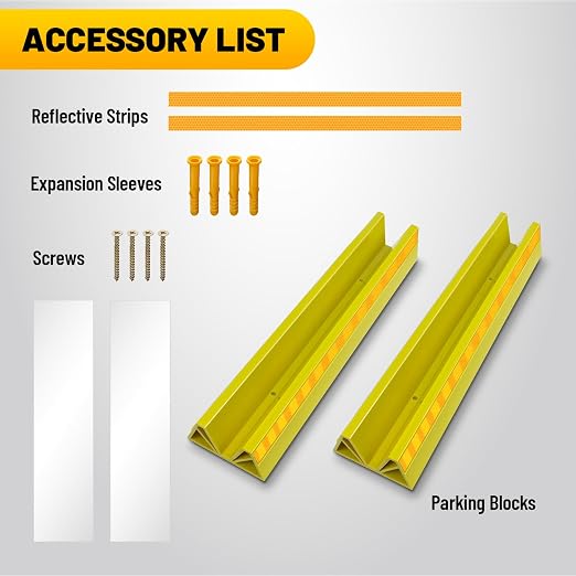 ROBLOCK 18" Parking Stopper for Garage, Car Stopper for Garage Precision - Image 6