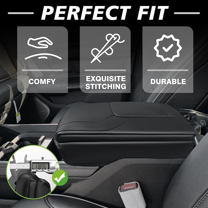 Muslogy Center Console Armrest Cover Compatible - Image 5