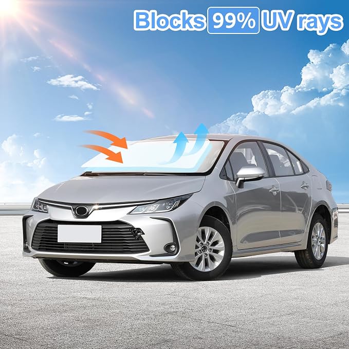for Toyota Corolla Sun Shade Sunshade Windshield Cover - Image 2