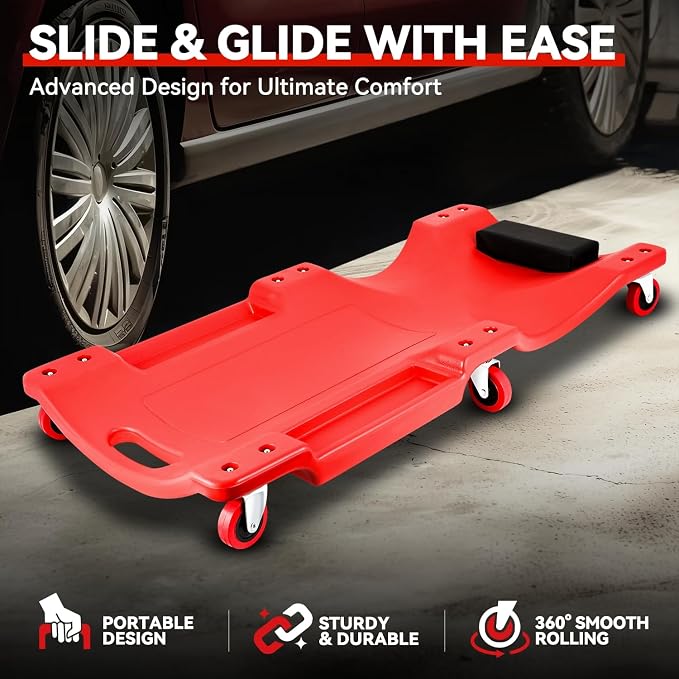 Auto Dynasty 36 Inches Mechanic Creeper, Automotive Garage Repair Low Profile - Image 3