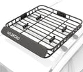 WILDROAD Roof Rack Cargo Basket, Upgraded 4” Fence Car Roof Basket by WILDROAD