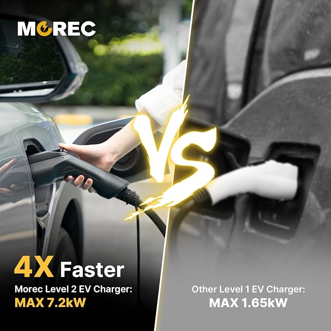 Level 2 EV Charger ETL Certified, 30A 7.2KW Home Charging Station, Plug-in NEMA - Image 4