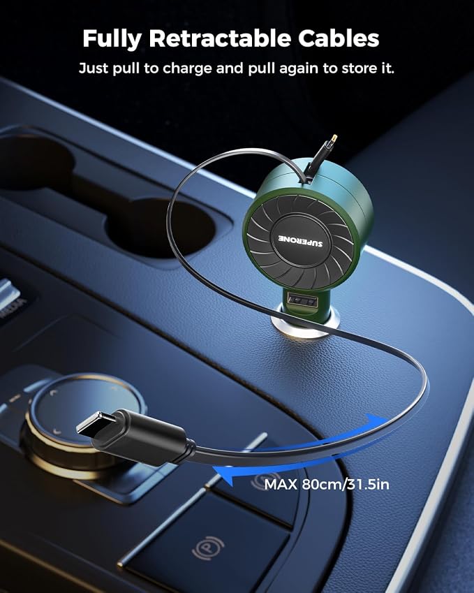 SUPERONE 3-in-1 Car Charger - Image 6