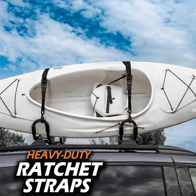 TitanPro Heavy Duty Ratchet Straps 4-Pack - Image 4