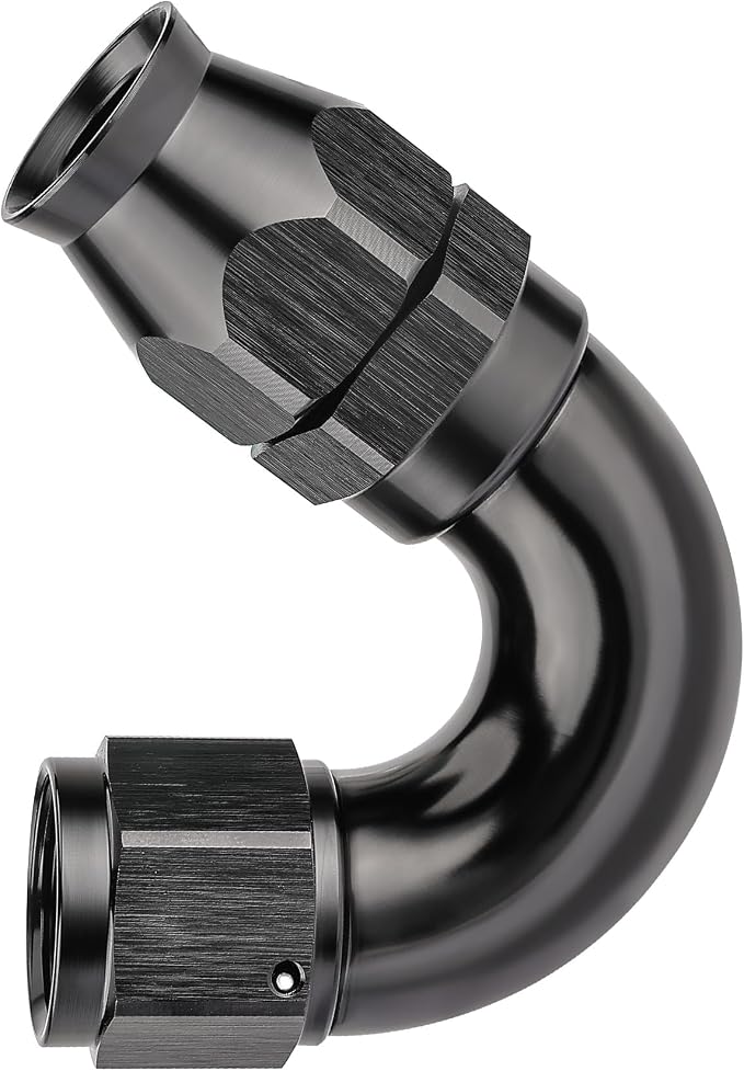 EVIL ENERGY 12AN 150 Degree PTFE One Piece Full Flow End Hose Fitting Aluminum by EVILENERGY